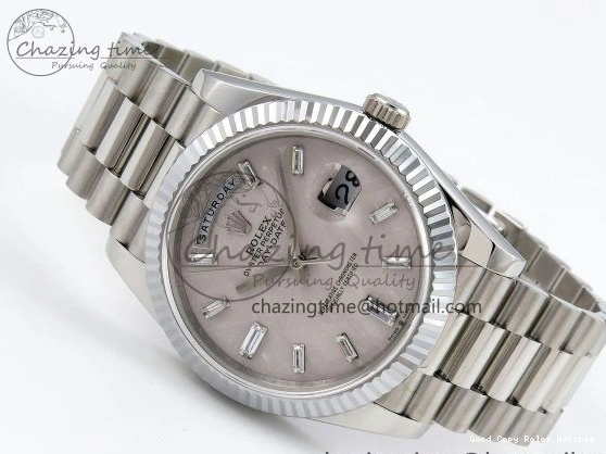 Good Copy Rolex Watches on JDF Bracelet V3 VR3255 Silver 904L Weight) 40 Moon Crystal Steel President (Gain Dial Durable DayDate SS 1428 1224